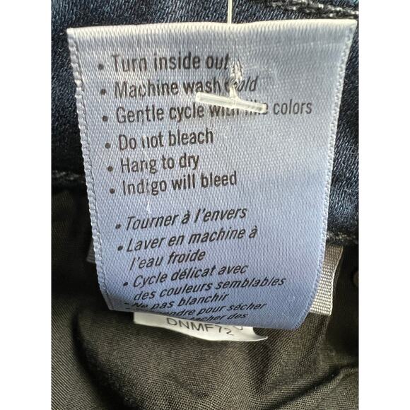 PAIGE DENIM WOMENS SIZE 24 HIGH RISE FLARE LAUREL CANYON DARK WASH BLUE NEW - Picture 13 of 15